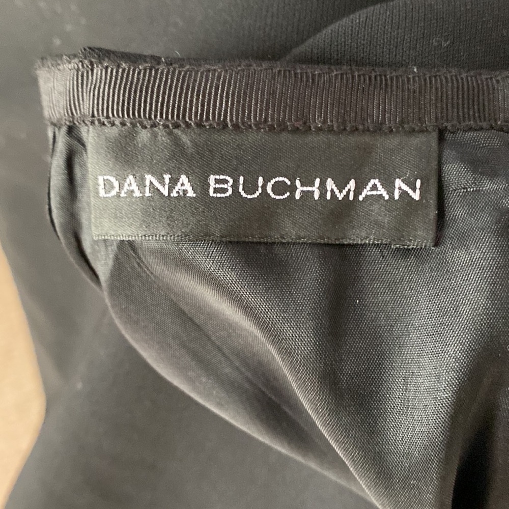 Dana Buchman long skirt/ black fine wool/ size 16